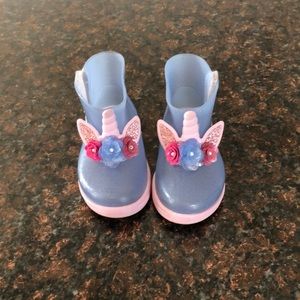 World colors unicorn rainboots